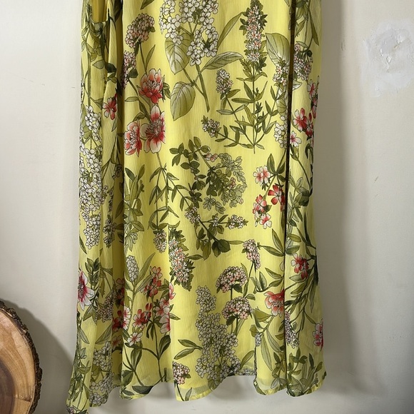 Tommy Hilfiger Women's Floral-Print Shift Dress Yellow/Multi Color Size 14 - Picture 2 of 8
